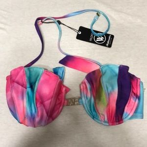 Mermaid wild fox bikini top